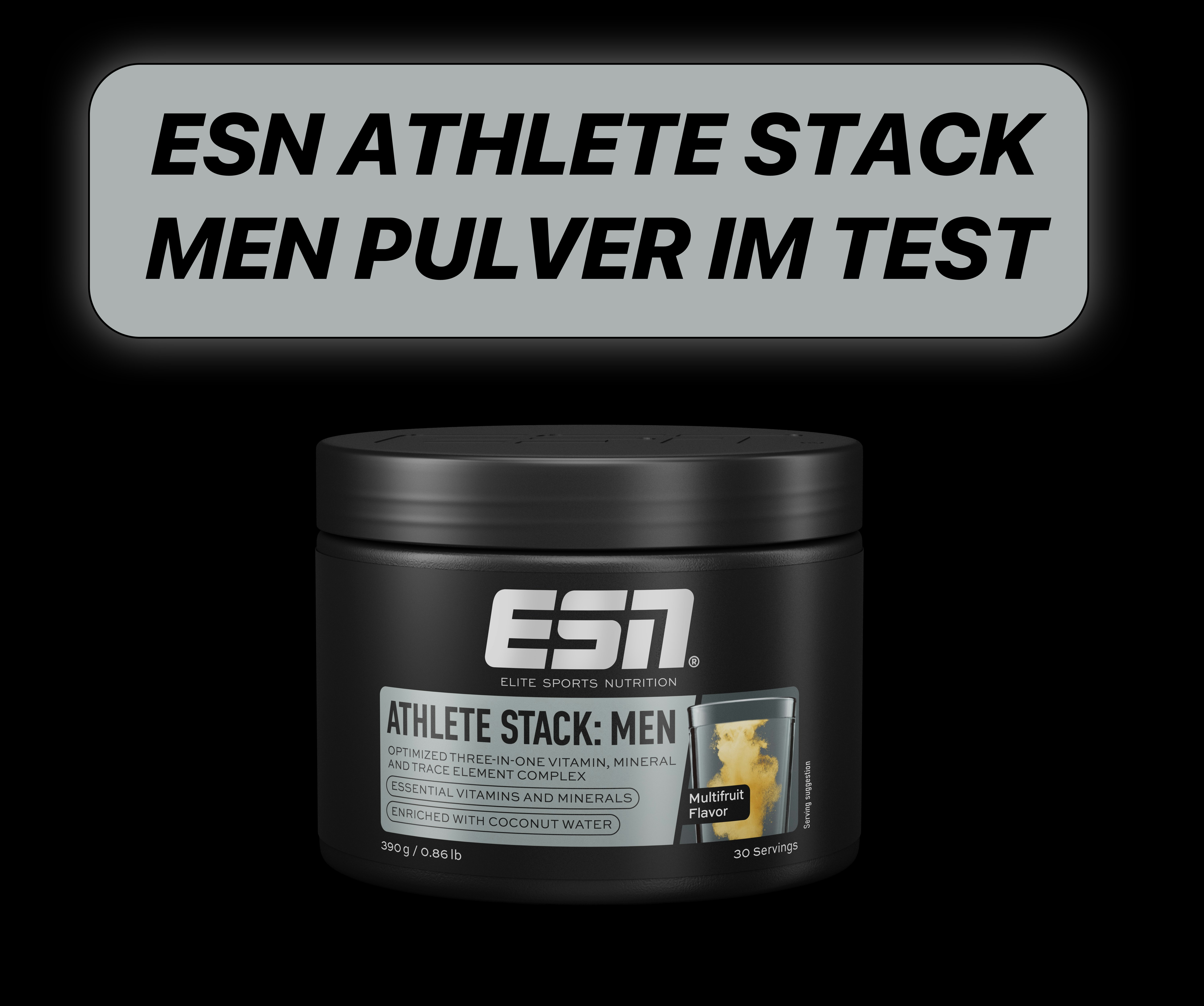 esn athlete stack powder im test