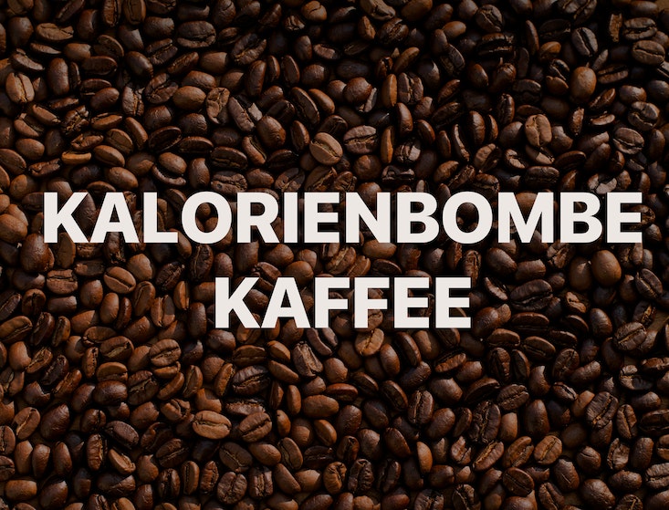 Bild von kaffeebohnen zum thema kalorienbombe kaffee