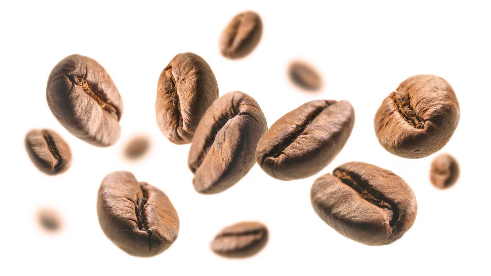 Kaffeebohnen mit hohem Koffeingehalt.