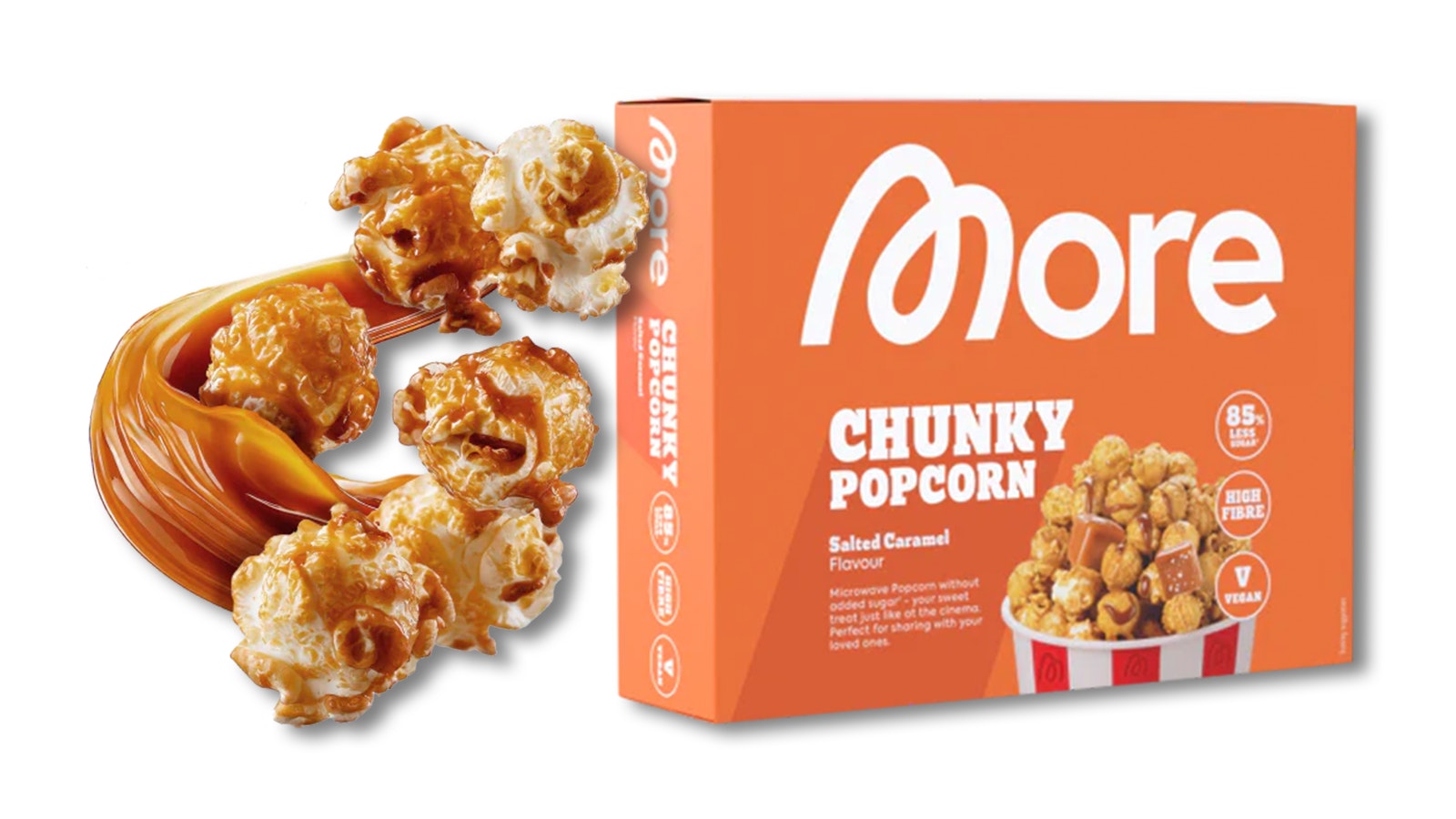 More Chunky Popcorn Salted Caramel Geschmack.