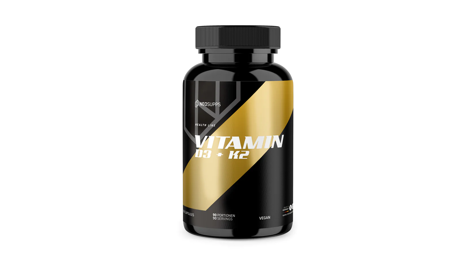 Vitamin D3 + K2 (90 Kapseln)