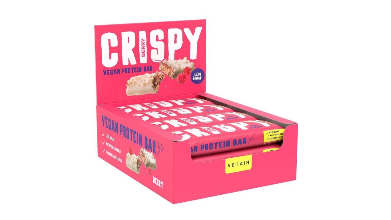 CRISPY veganer Proteinriegel (12 x 55g)