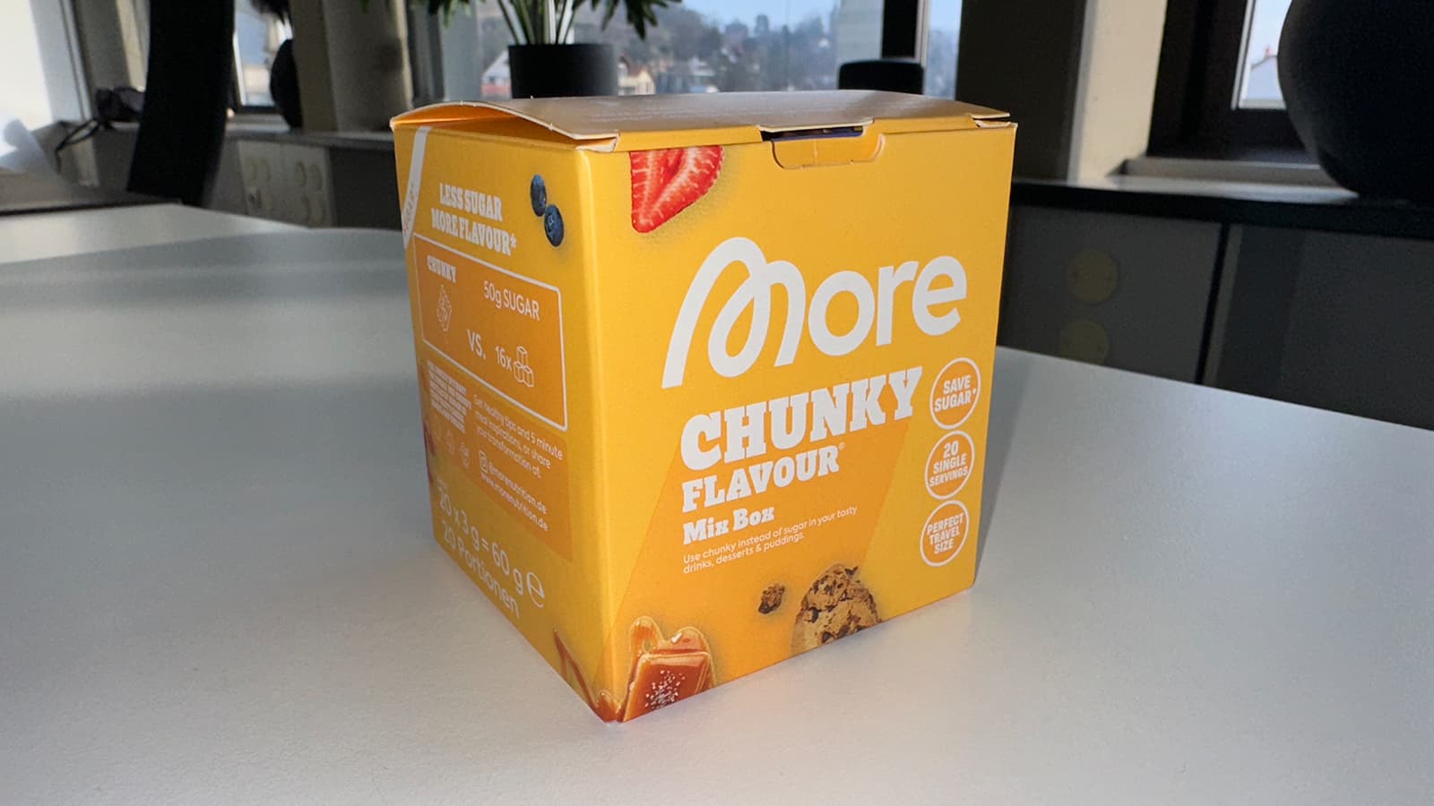 Ein Foto der More Chunky Flavour Mix Box.