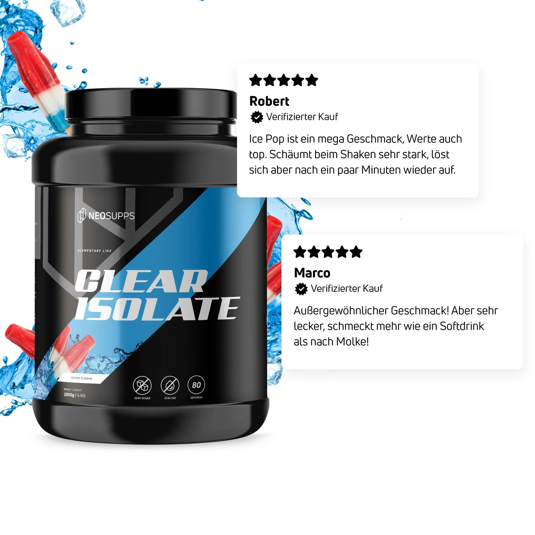 Bild vom Neosupps Clear Isolate Protein
