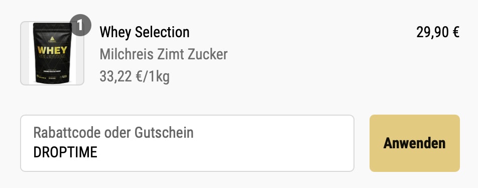 Wie man den Gutschein bei Peak anwendet
