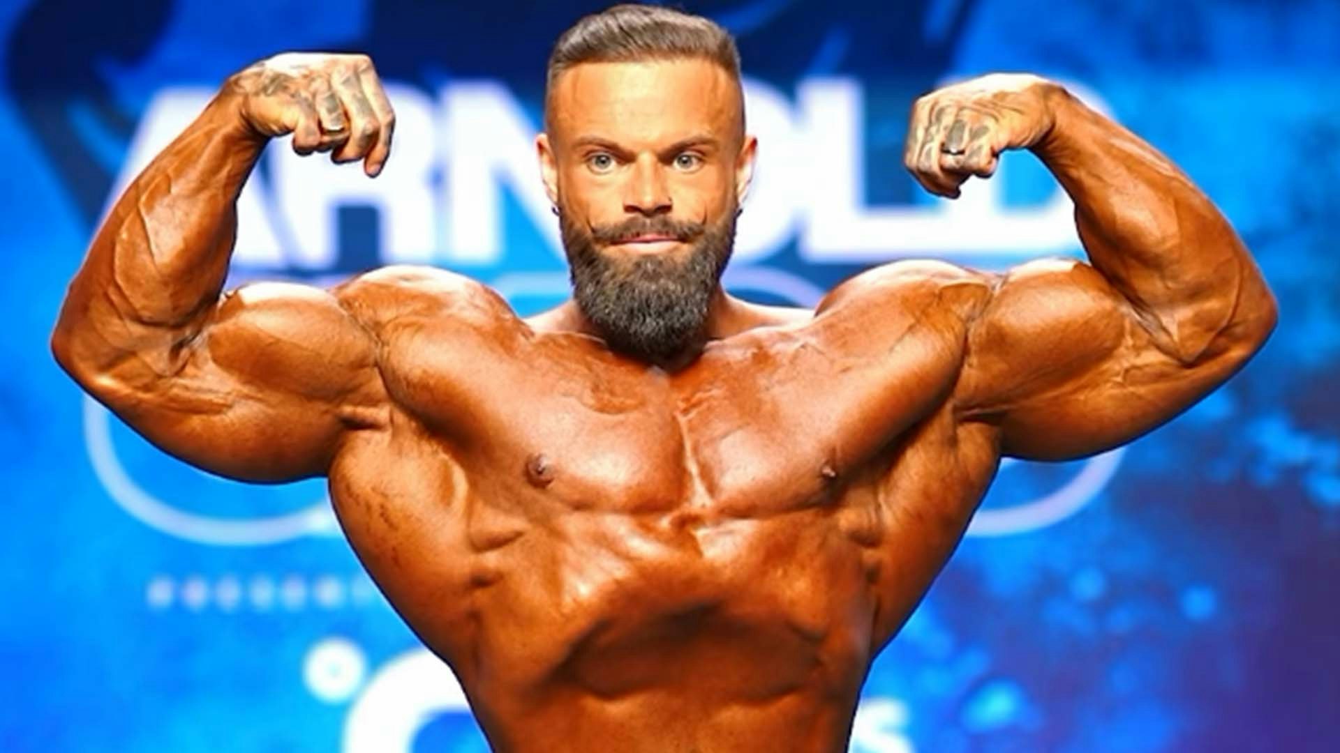 Mike Sommerfeld auf der Arnold Classic am Posen.