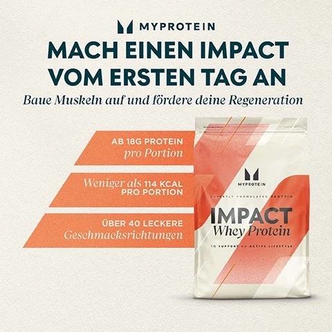 Bild vom Proteinpulver von MyProtein