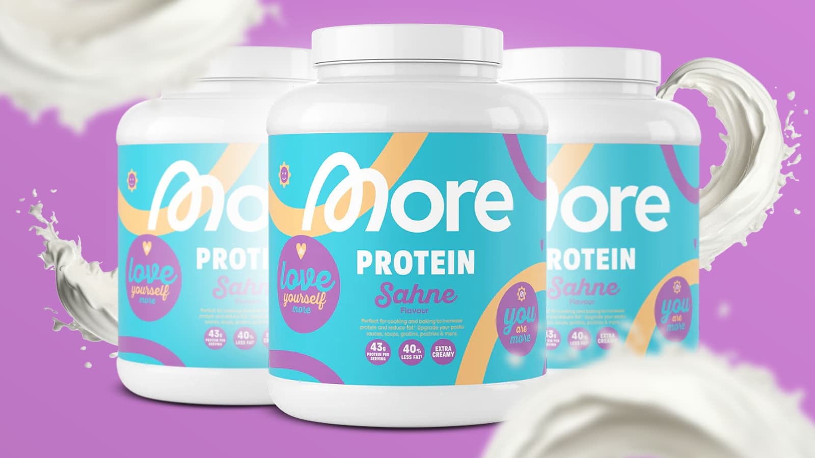 MORE Protein Sahne 2000g DROPTIME Supplements MORE Protein Sahne 2000g DROPTIME Supplements