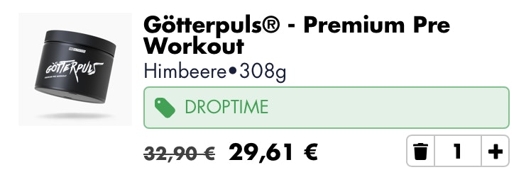 Rabattcode anwenden auf der Webseite