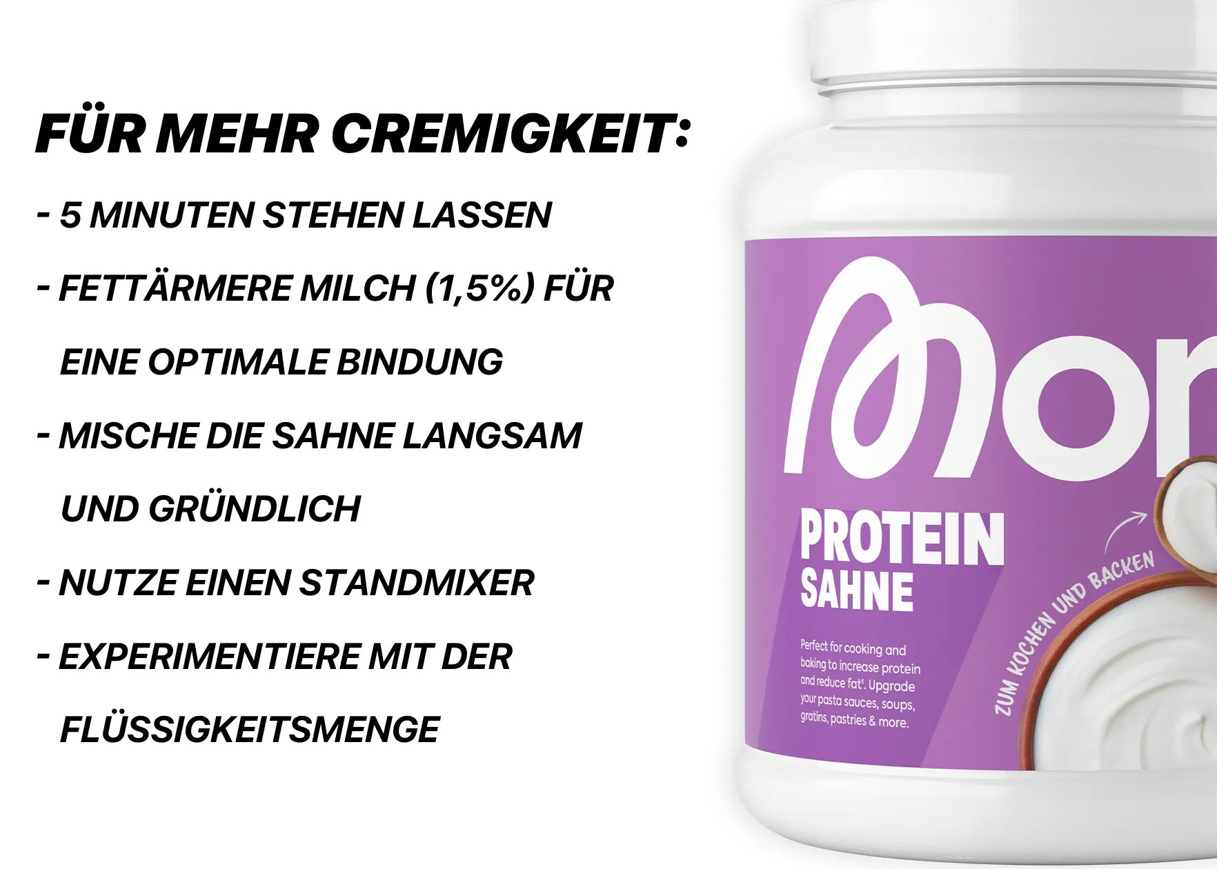 More Protein Sahne Tipps