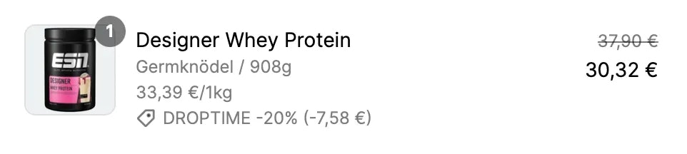 ESN Designer Whey “Germknödel Flavor” im Test – Hype oder Flop? 🧐