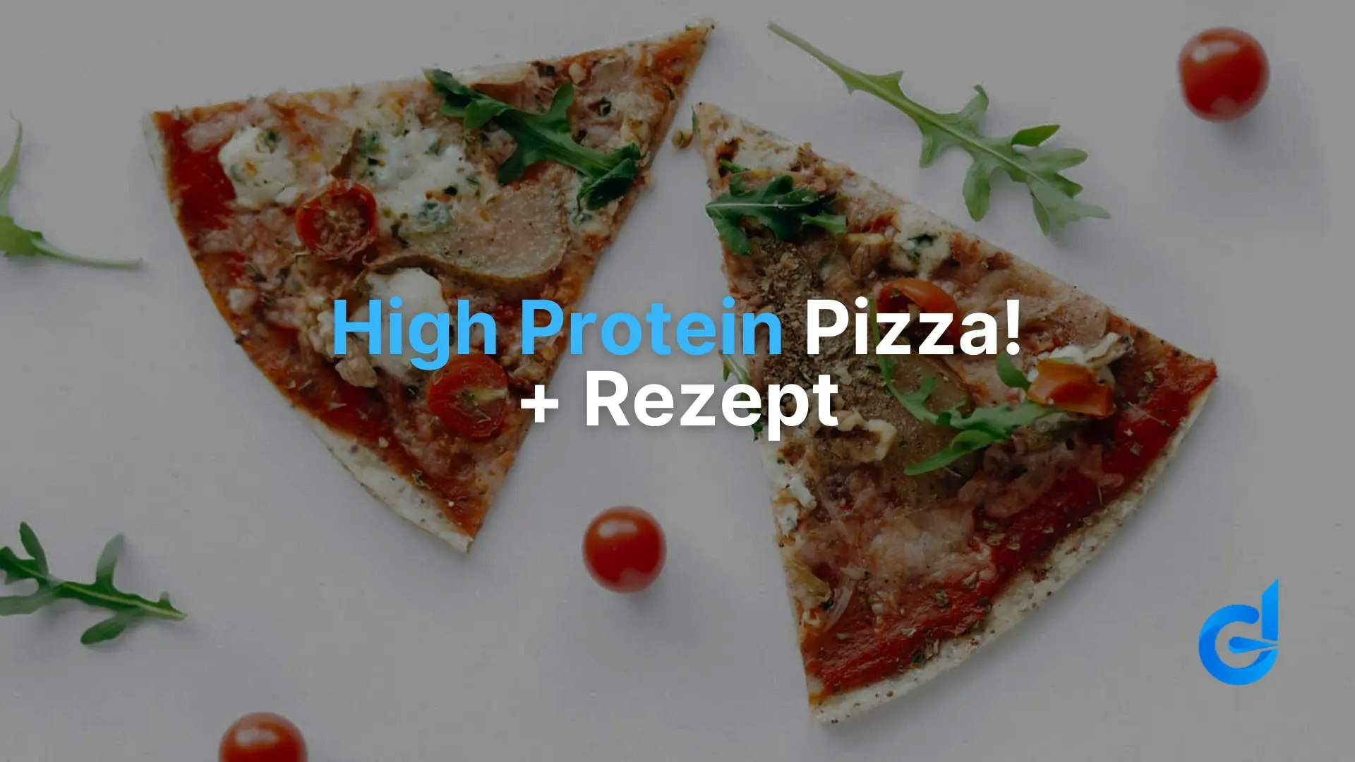 2 stücke high protein pizza