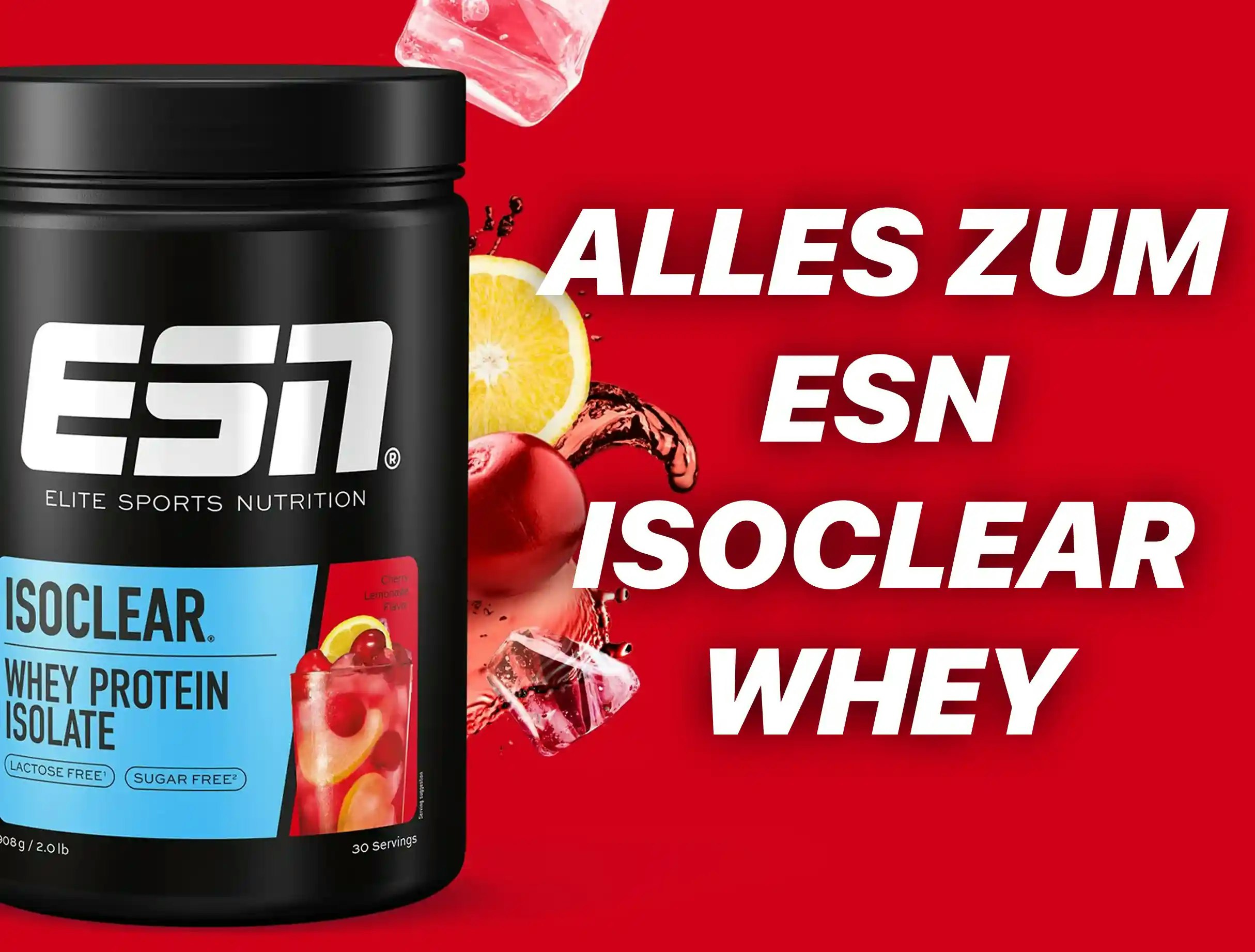 Alles über das Isoclear Whey Isolate von ESN!