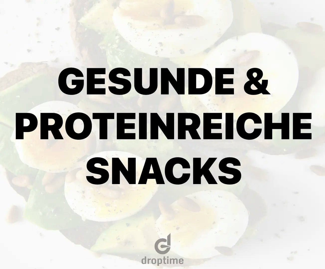 Gesunde & Proteinreiche Snacks für Zwischendurch - Toast mit Avocado