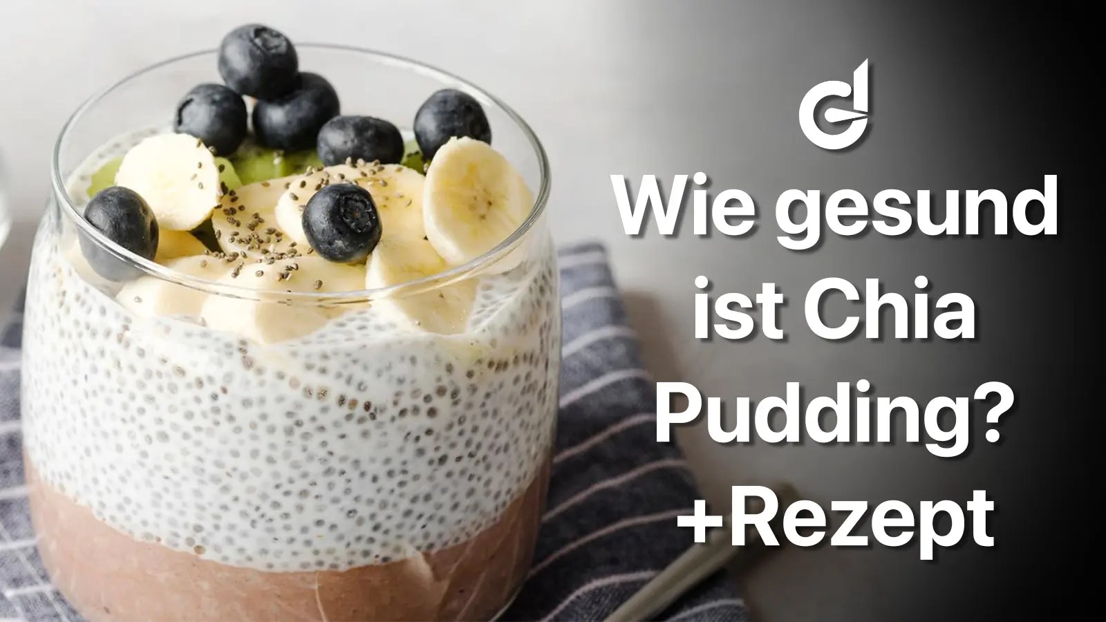 Wie gesund ist Chia Pudding? Bild von einem Chia Pudding mit Früchten.