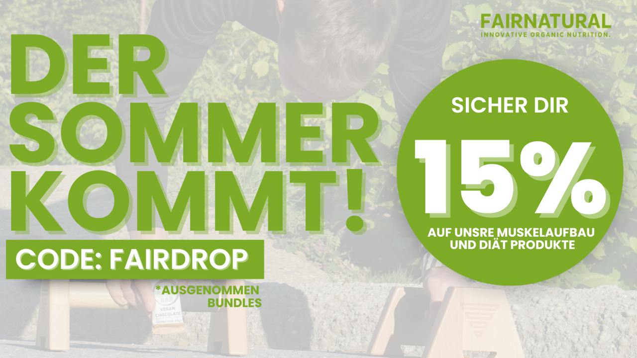 15% Auf Muskelaufbau & Diät Produkte bei Fairnatural