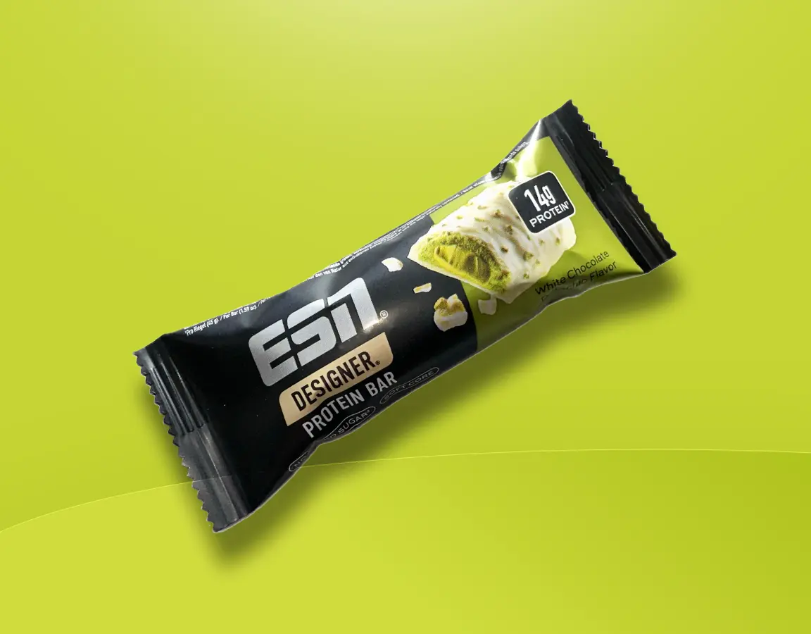 Produktbild vom ESN Designer Bar "White Chocolate Pistachio".