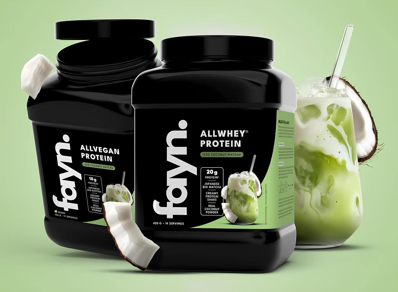 fayn Allwhey Iced Coconut Matcha (420g)