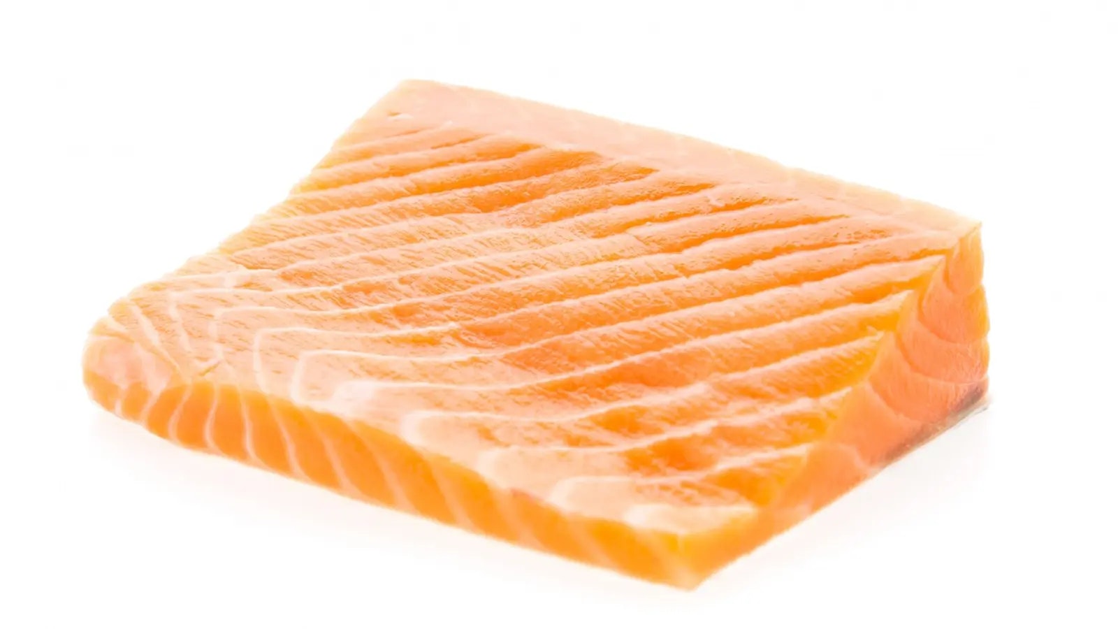 Bild von einem Stück Lachs.
