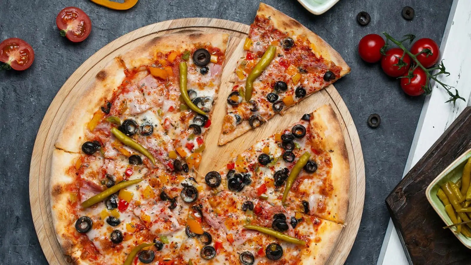 Bild von einer Pizza