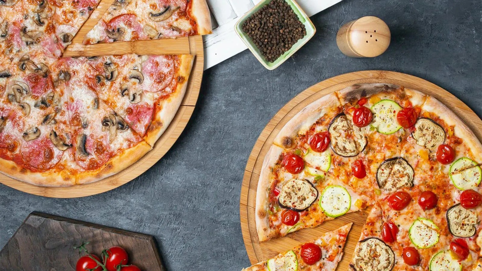 Kalorien Pizza - Zwei Pizzen