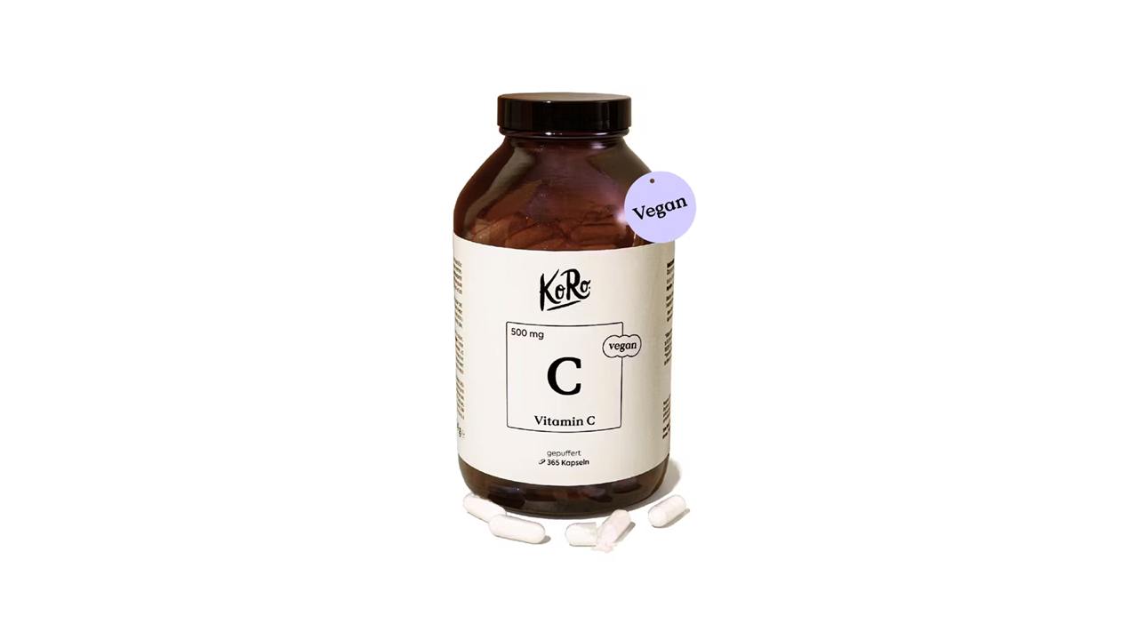 Gepuffertes Vitamin C (365 Kapseln)