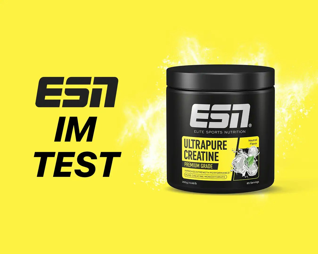 ESN Ultrapure Kreatin Pulver im Test: Wirkt es wirklich?