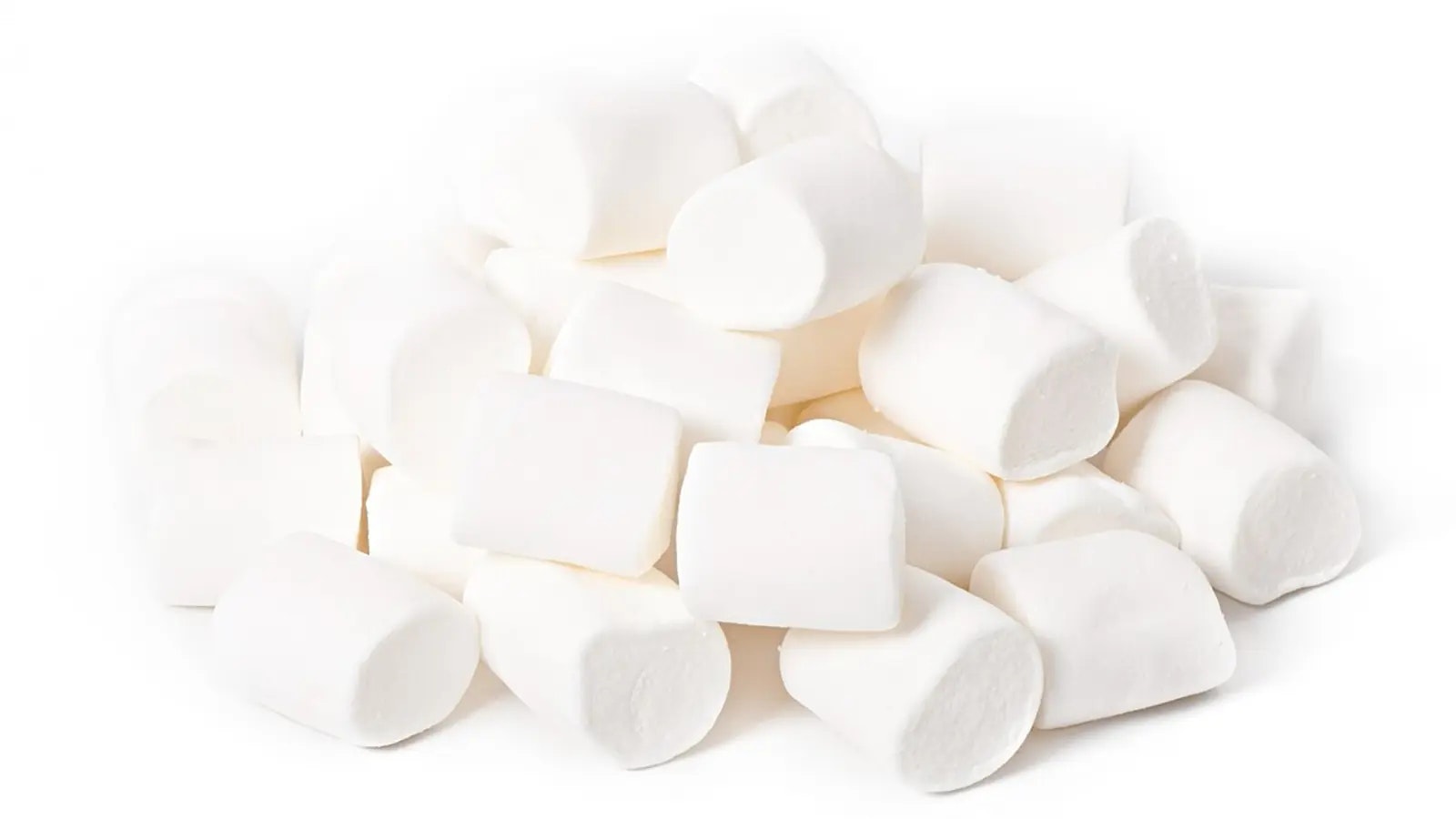 Ein Bild von einem Haufen an Marshmallows.