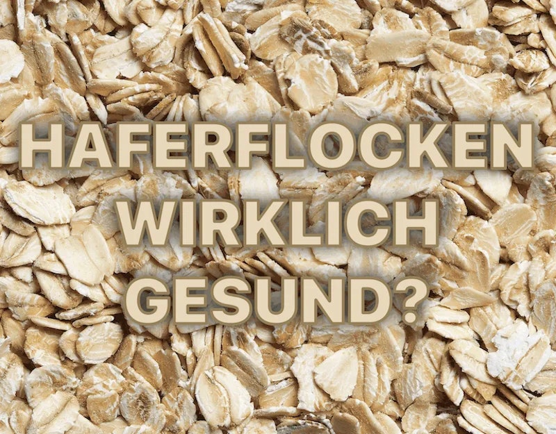Sind Haferflocken gesund? Bild eines Haufens von Haferfocken.