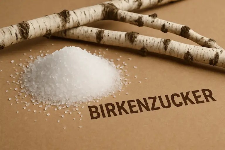 Bild von Birkenzucker und Xylit