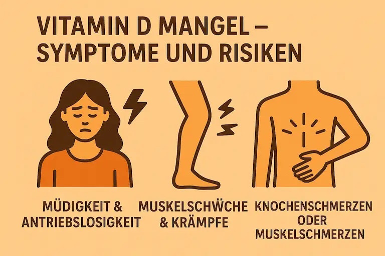 Vitamin D Mangel – Symptome und Risiken