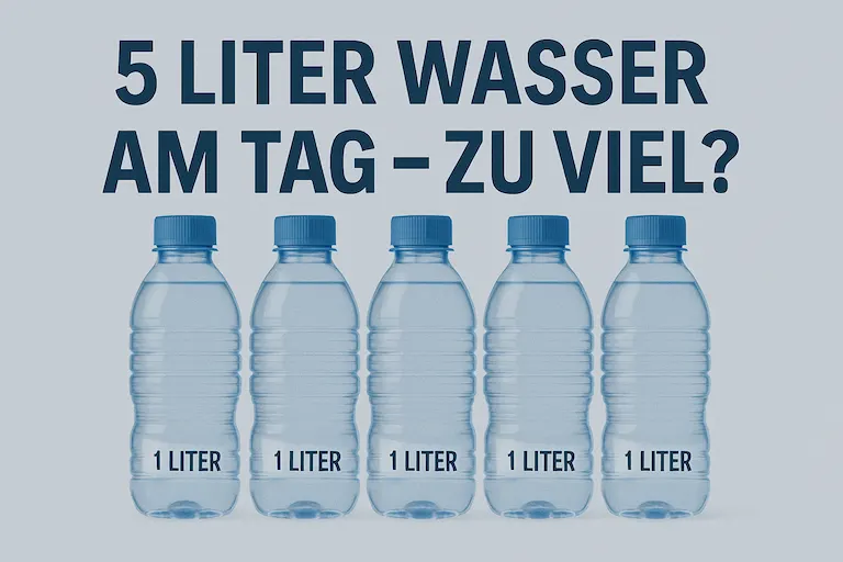 Kann man zu viel Wasser trinken? Symptome & Gefahren