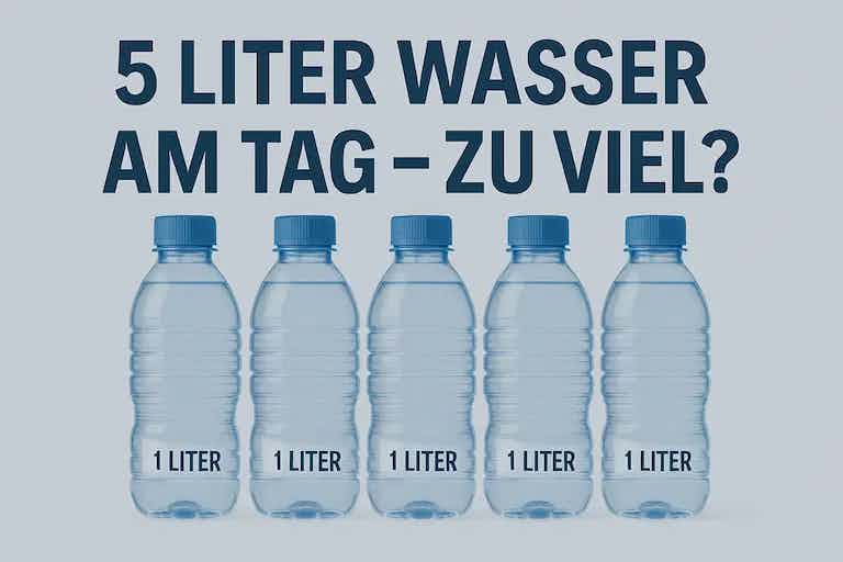 Kann man zu viel Wasser trinken? Symptome & Gefahren