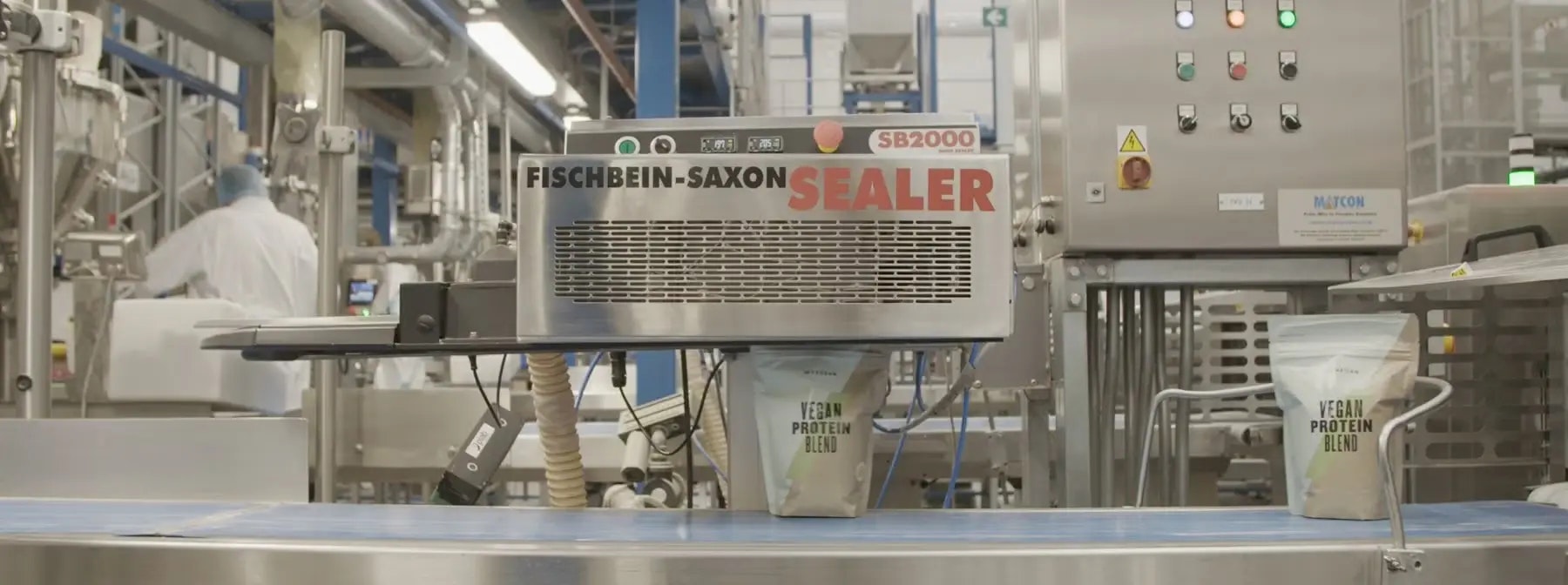 Bild von der Fabrik von MyProtein