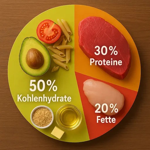 Die Makronährstoffverteilung in Prozent