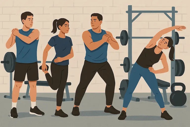 Die besten Aufwärmübungen vor dem Krafttraining!