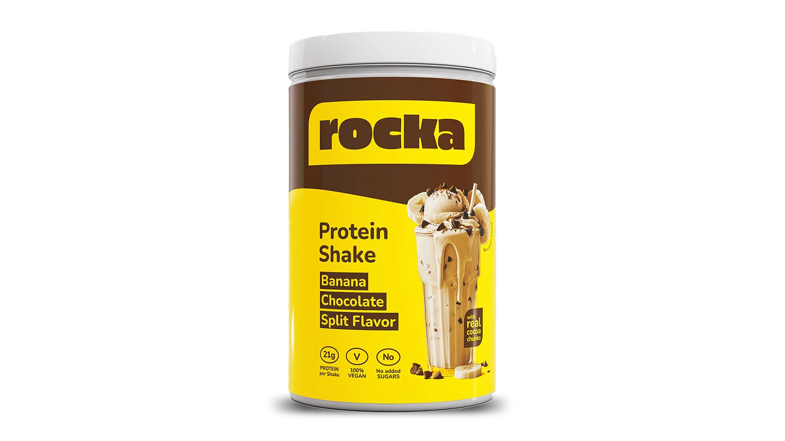 Produktbild von einer Dose Rocka Protein Shake.