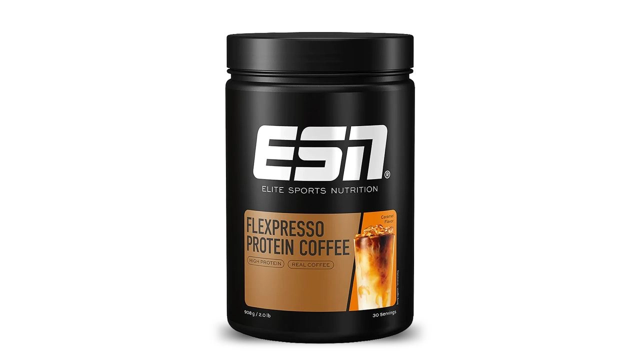 Produktbild von einer Dose ESN Flexpresso Protein Coffee.