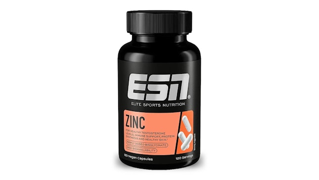 Produktbild von einer Dose mit Zink Kapseln von ESN.