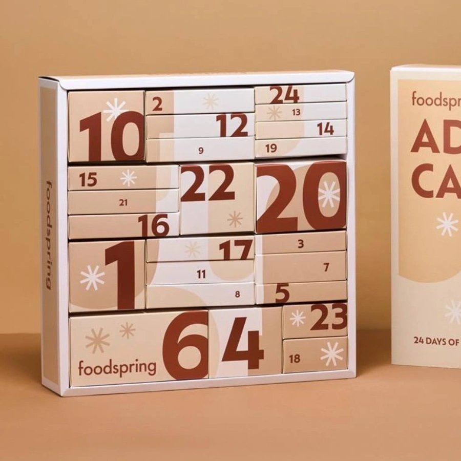 Produktbild eines Adventskalenders von Foodspring.