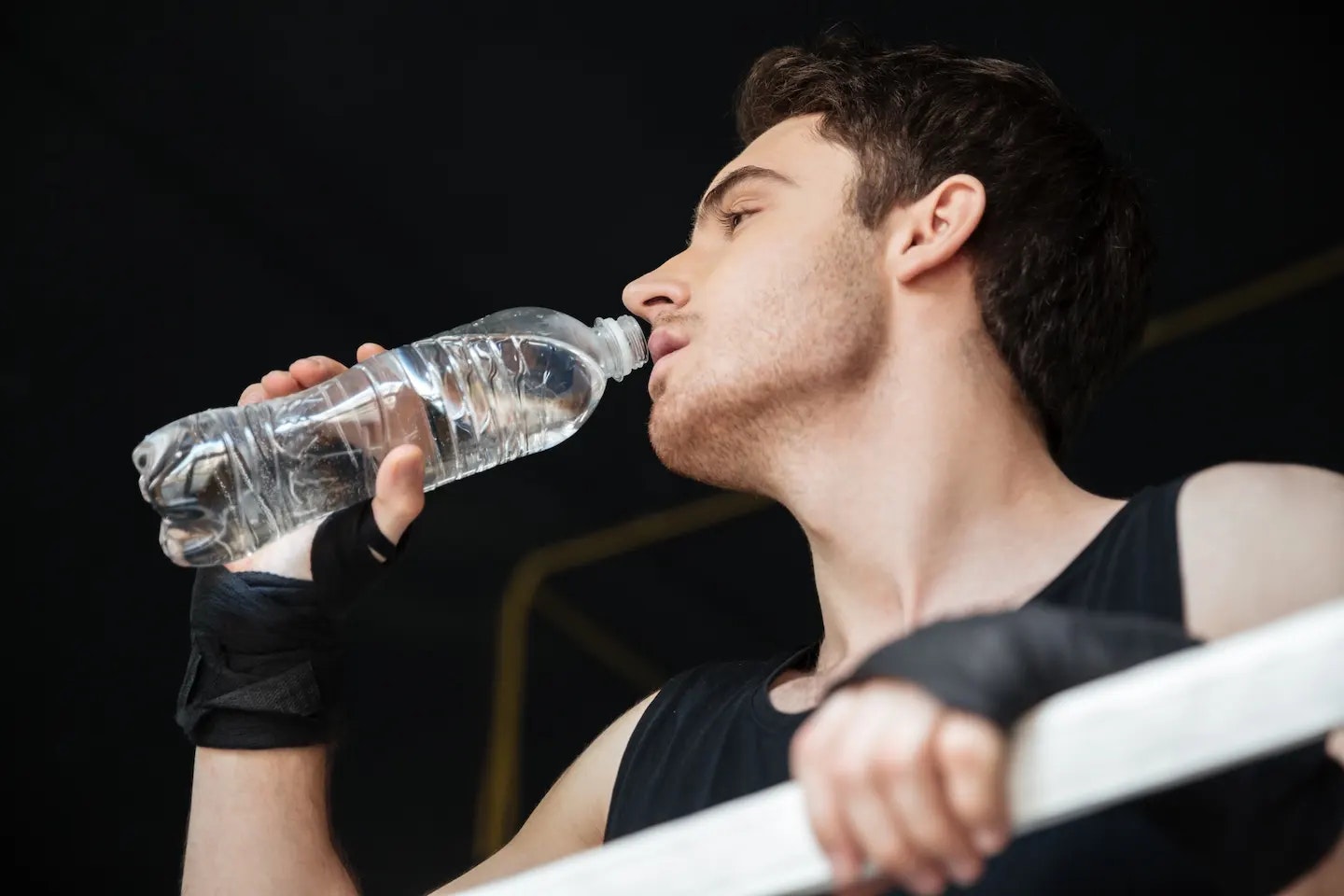 Person am trinken