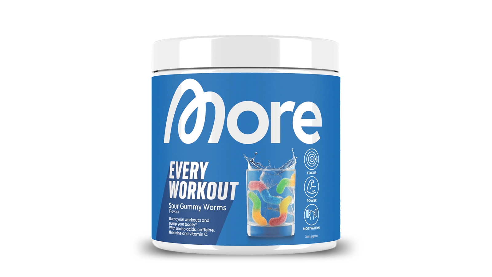 Produktbild einer Dose mit Workout Booster von More Nutrition.