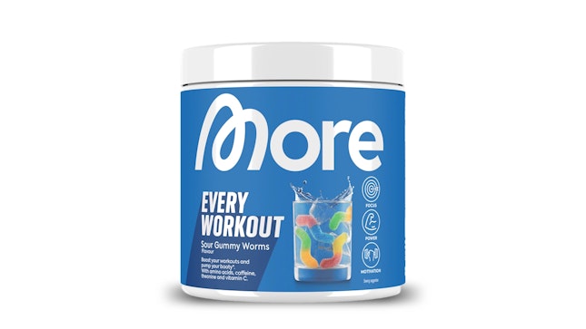 Produktbild einer Dose mit Workout Booster von More Nutrition.