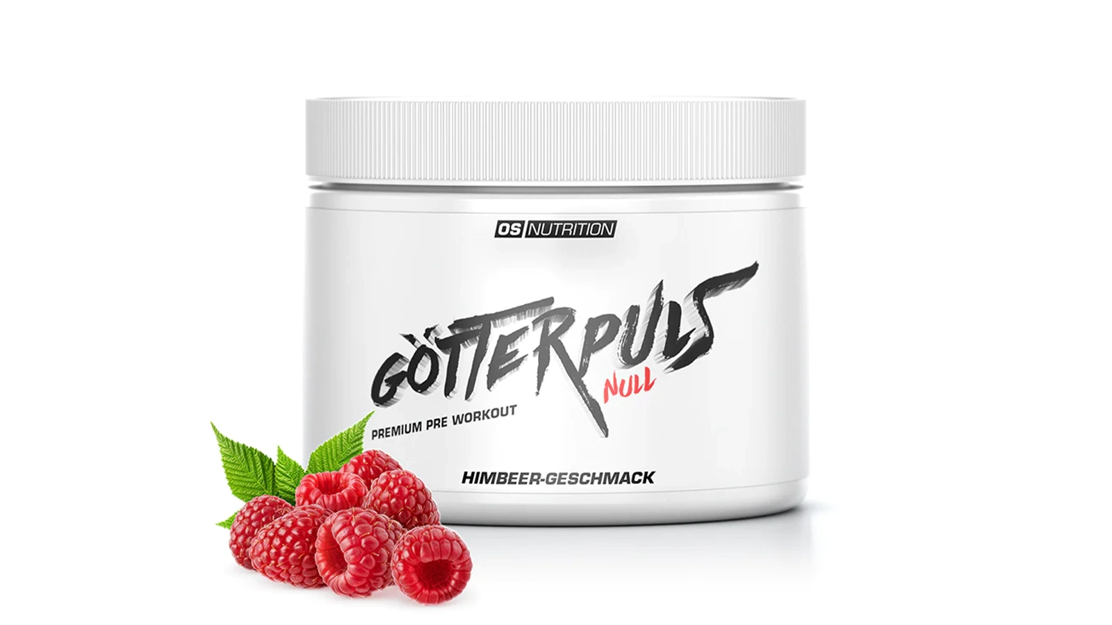 Produktbild einer Dose Pre Workout Booster von OS Nutrition.