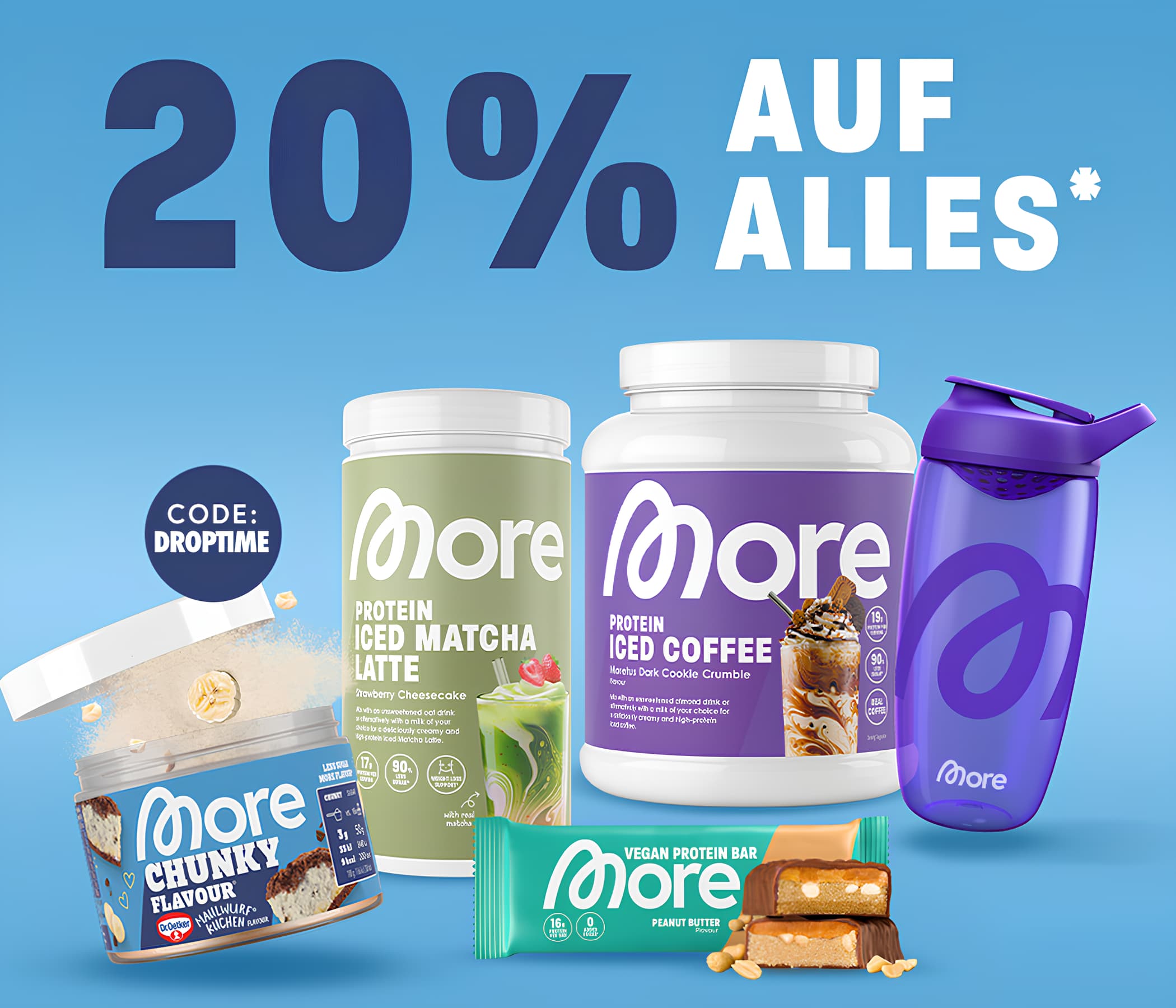 20% auf alles bei More Nutrition