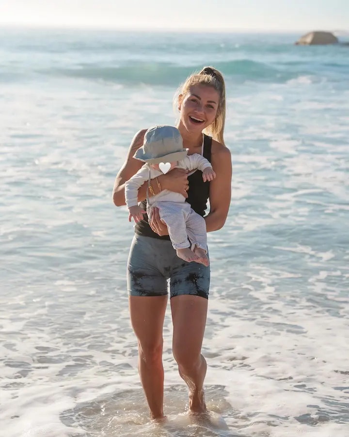 Antonia Elena mit ihrem Kind