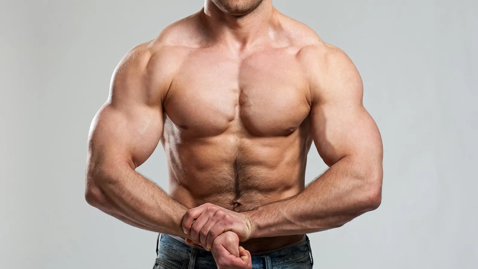 Bild von einem posierenden Bodybuilder