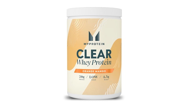 Produktbild einer Dose Myprotein Clear Whey Protein.