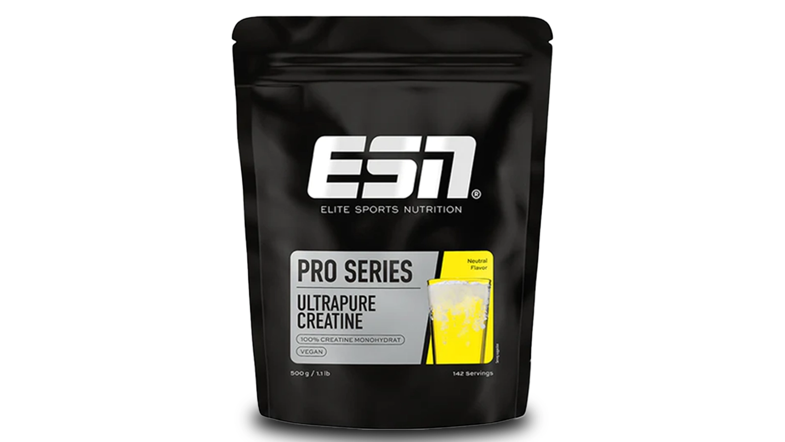 Produktbild von einer Tüte ESN Ultrapure Creatine.