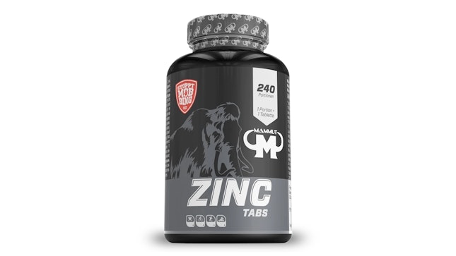 Produktbild von einer Dose mit Zink Tabletten von Mammut.